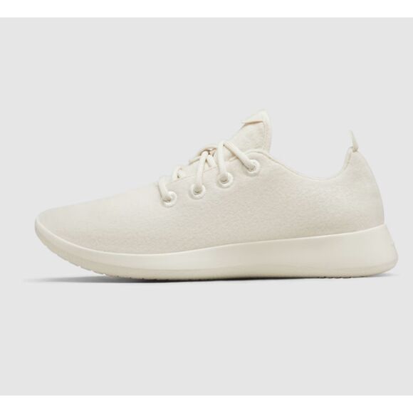 Allbirds Women's Size 8 Natural White Women's Wool Runners Shoes Lace Up EUC - Picture 2 of 10
